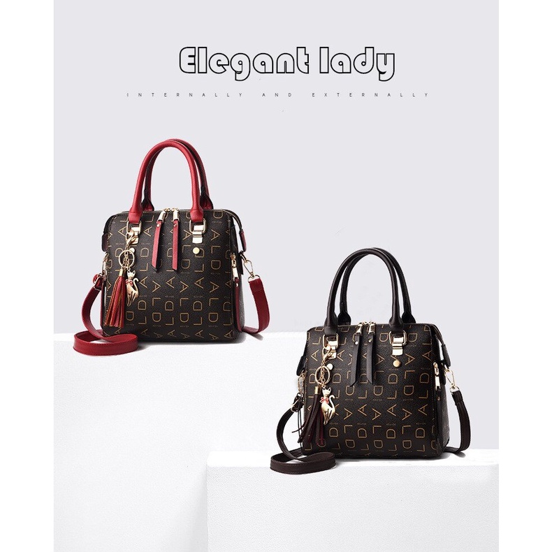 MISCHA Túi Xách Da PU Cỡ Lớn Phong Cách Phương Tây Thời Trang Cho Nữ