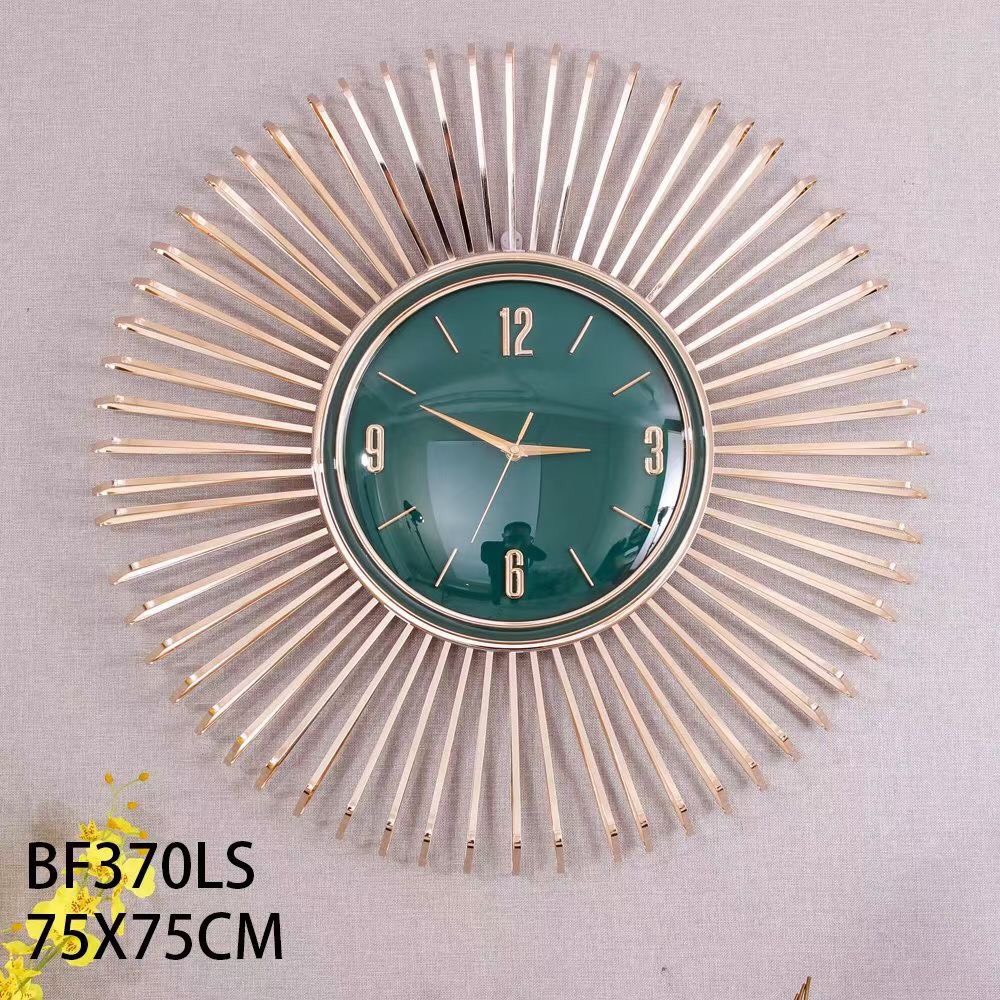 Đồng Hồ Treo Tường Decor Trang Trí Chất Liệu Inox Mạ Titan Công Nghệ PVD Cao Cấp KD370