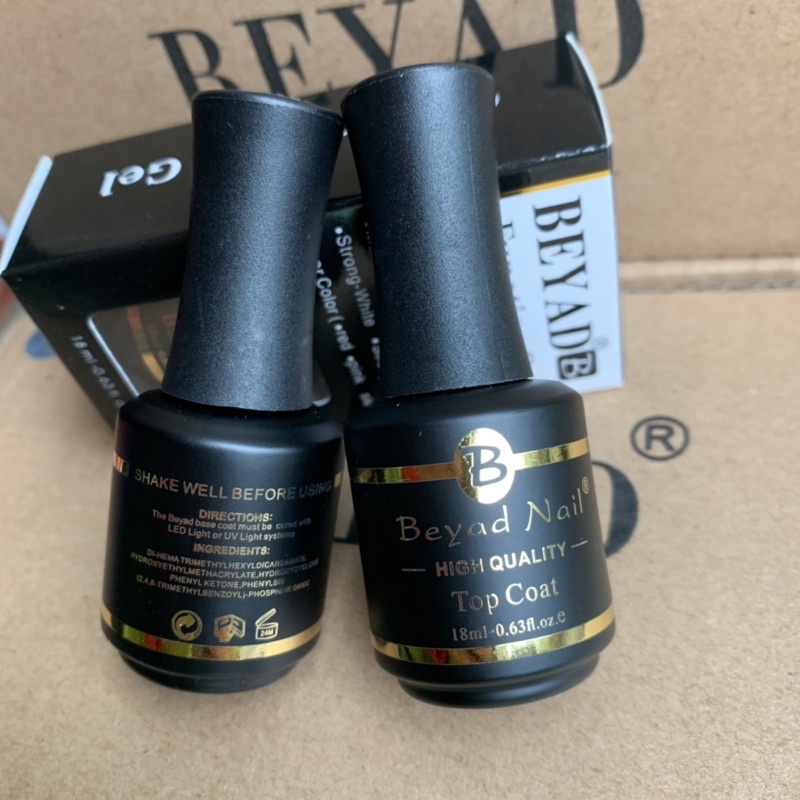 Base top mỹ Beyad chính hãng, giữ lớp sơn lâu độ bóng cực tốt- Cheap Nail