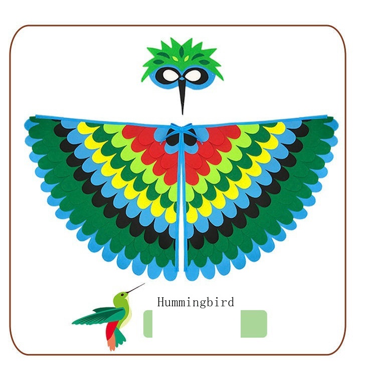 Áo Choàng Hóa Trang Chim Công Hoạt Hình Cú Mèo Chim Hồng Hạc Oroles