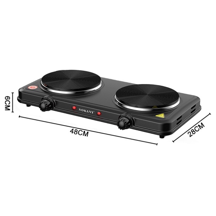 Bếp Điện đôi Đa Năng 2000W SOKANY SK-5107 - Không kén nồi