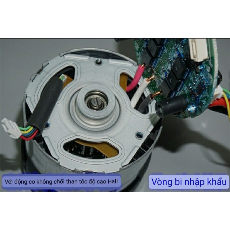 Quạt hút bụi BLDC 370w max, Nidec 25.2v ( 15v ~ 28v )