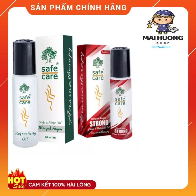 Dầu bi lăn minyak safe care 10ml