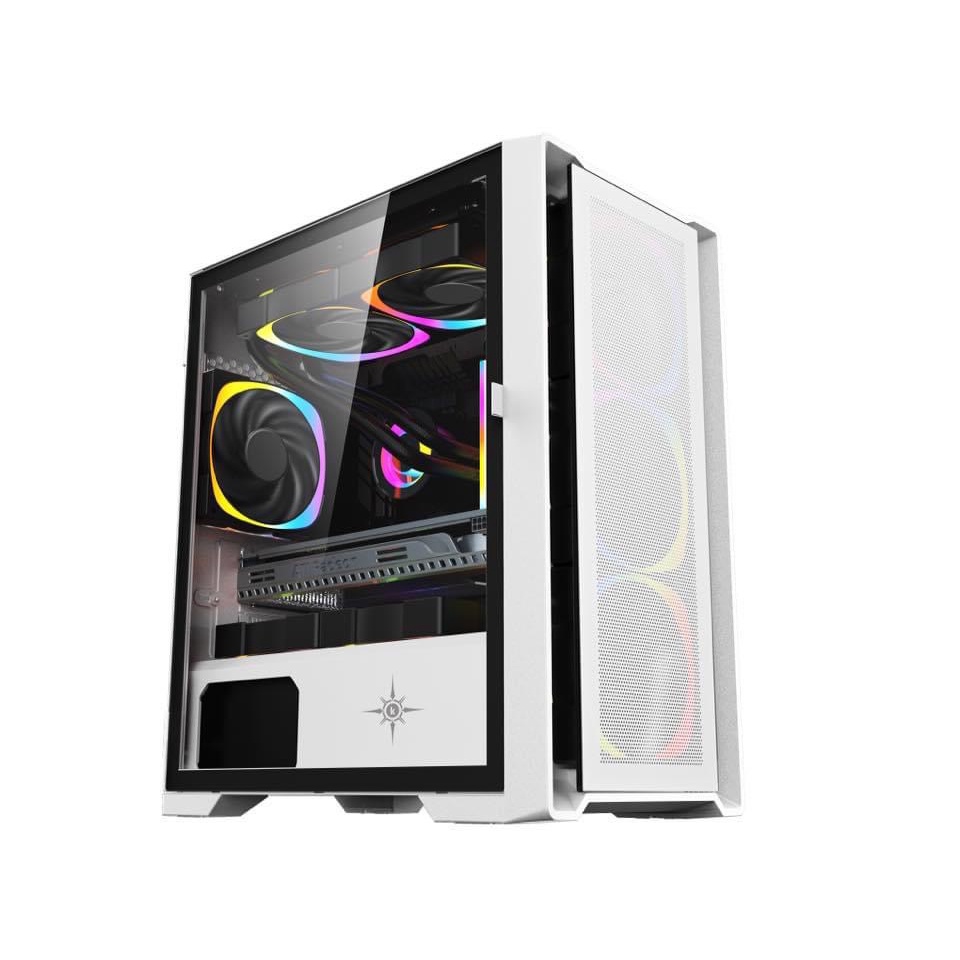 Vỏ case KENOO ESPORT M500 - 3F - MàuTrắng MATX