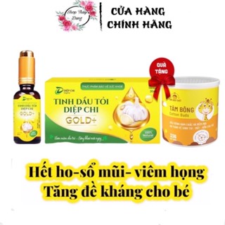 DẦU TỔ DIỆP CHI + Tặng tăm bông. Hết ho sổ mũi tăng sức đề kháng