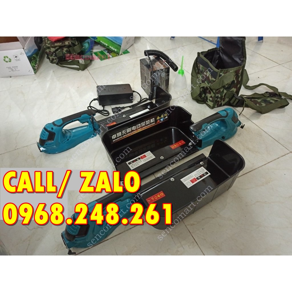 Máy Hái Chè Mini Chạy Pin, Máy Hái Chè Chạy Điện Ắc Quy SC100W