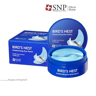 Mặt nạ dưỡng da vùng mắt snp bird's nest aqua eye patch tinh chất tổ yến hộp 60 miếng