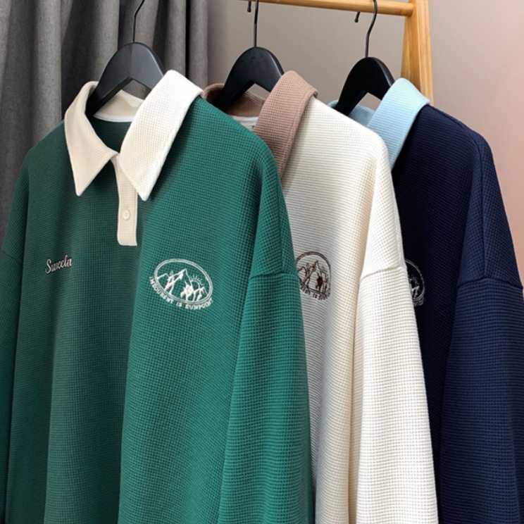 Áo Sweater Tay Dài Dáng Rộng Thời Trang Mùa Thu Cho Nữ