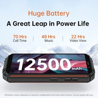 OUKITEL WP18 Pro Rugged Điện thoại (12500mAh/Android 12/7GB+64GB/5.93" HD+ Màn hình)