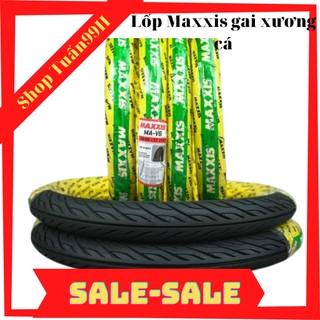 Vỏ Maxxis loại dùng ruột gai xương cá size 50/90-17 ; 60/90-17 ; 70/90-17 và 80/90-17