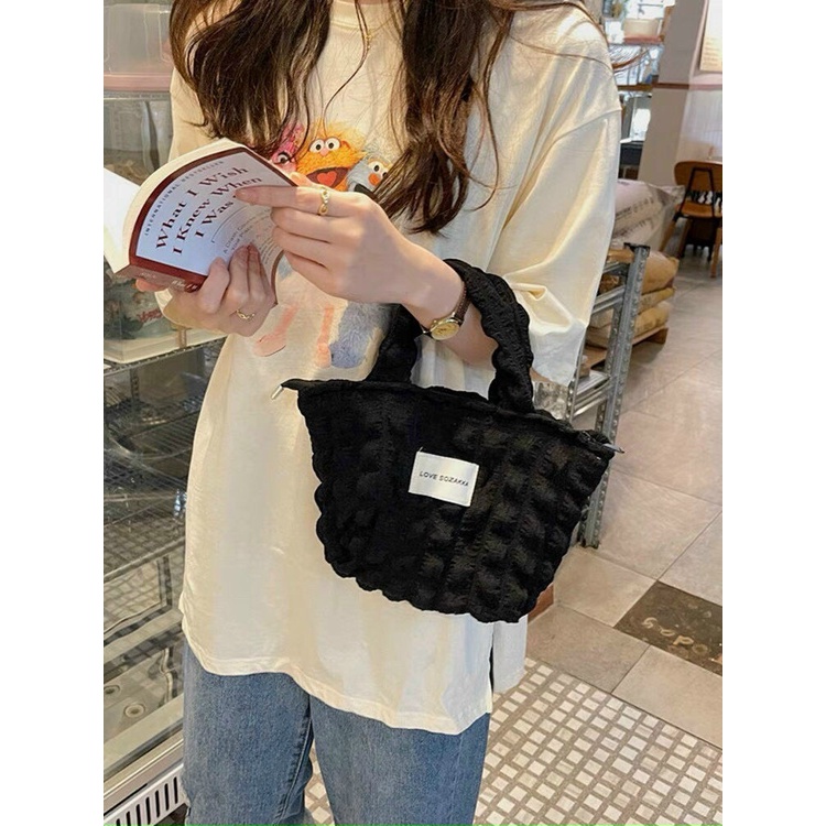 Túi Đựng Hộp Cơm Trưa In Họa Tiết Thời Trang Xinh Xắn Cho Nữ DUYÊN CƯỜNG