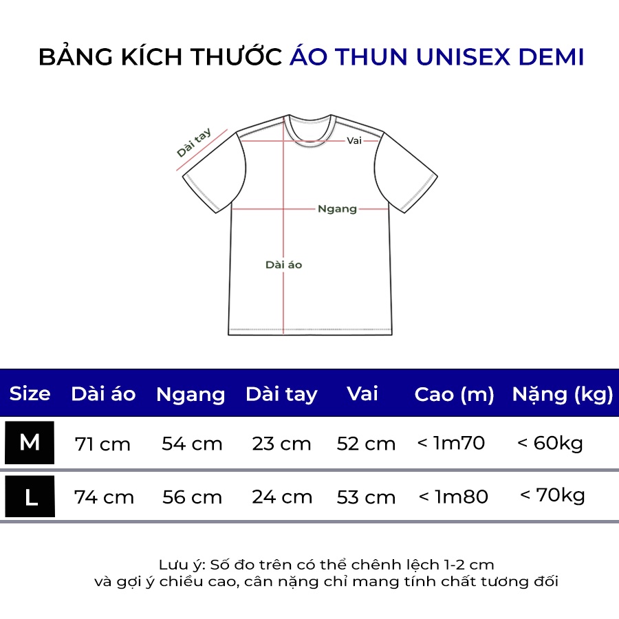 Áo thun local brand chính hãng, áo phông nữ form rộng tay lỡ cotton màu nâu, xanh local brand DEMI | DE1-T13
