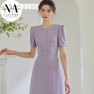 Đầm thiết kế,Đầm ngắn tay XECOP sang trọng thanh lịch phù hợp đi tiệc,cưới hỏi