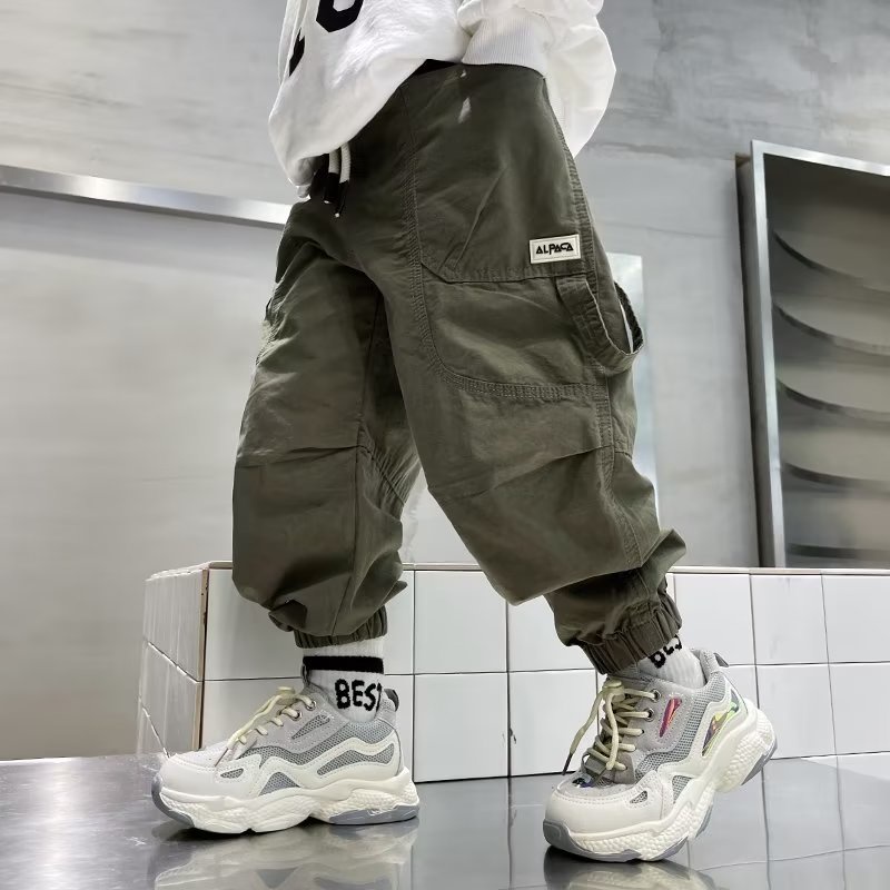 Quần Jeans Dài Ống Rộng Thời Trang Thể Thao Dành Cho Trẻ