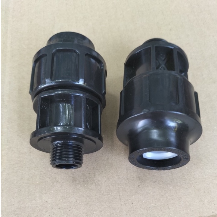 Măng sông ren ngoài ống 25 HDPE