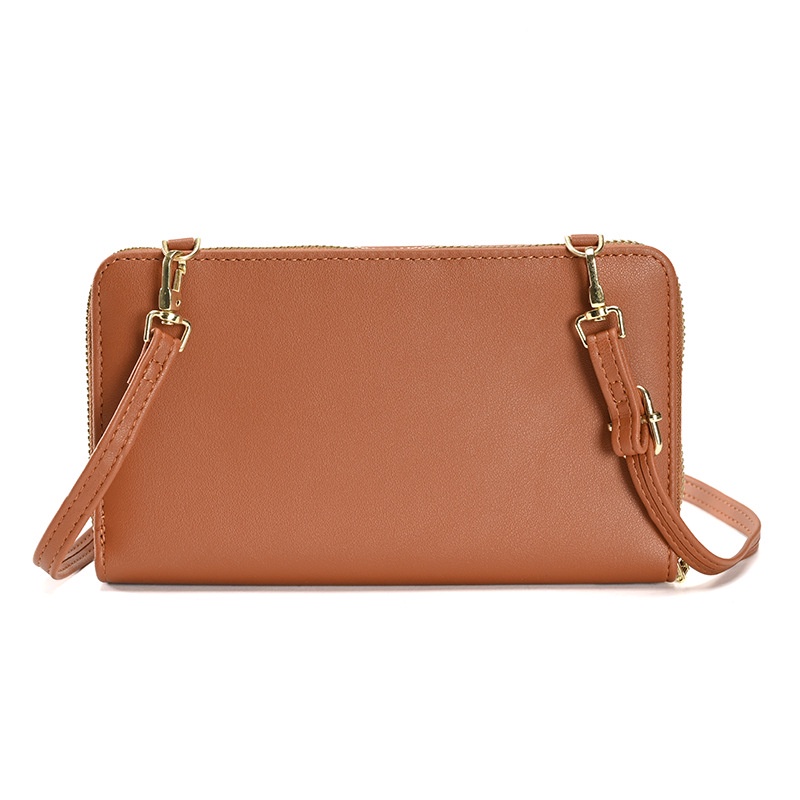 Túi Da Mềm Đeo Chéo Đựng Điện Thoại Thiết Kế Nhỏ Nhắn Thời Trang Dành Cho Nữ