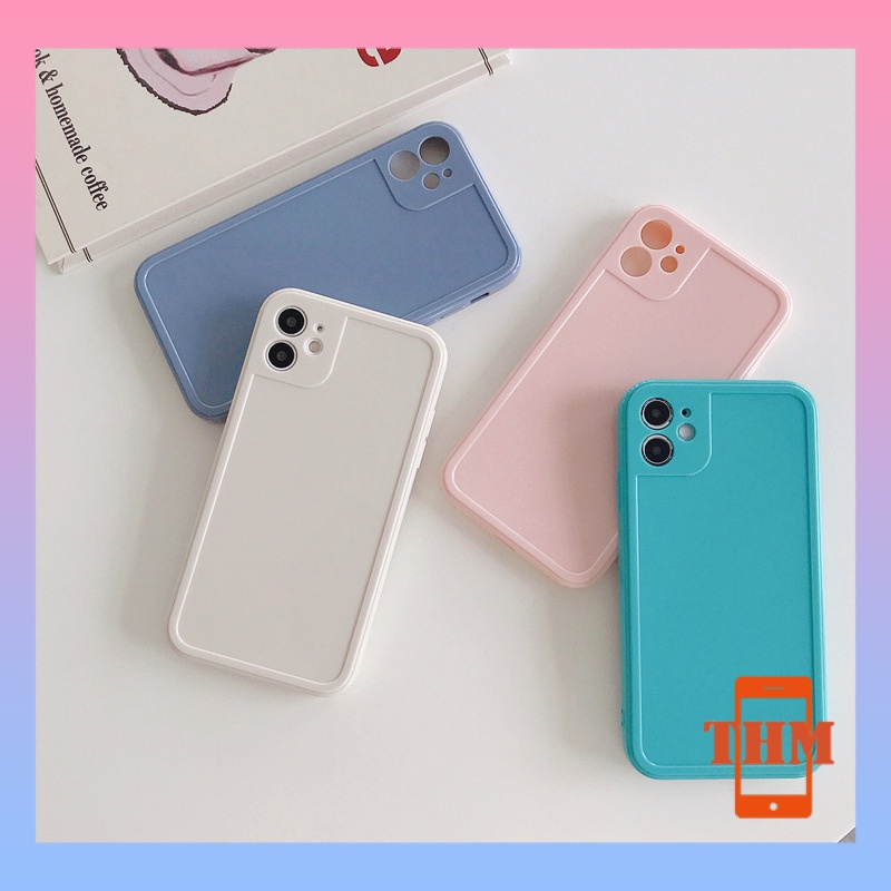 Ốp Điện Thoại Màu Trơn Đơn Giản Cho iphone 11 12 13 promax 6 6plus 6s 6splus 7 7plus 8 8plus se-012