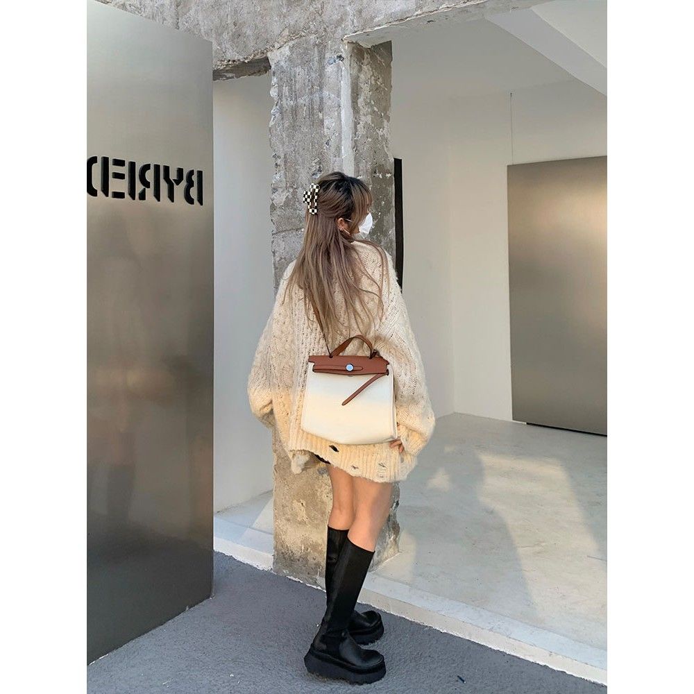 Áo Sweater Dáng Rộng Phong Cách Retro 2022 Cho Nữ