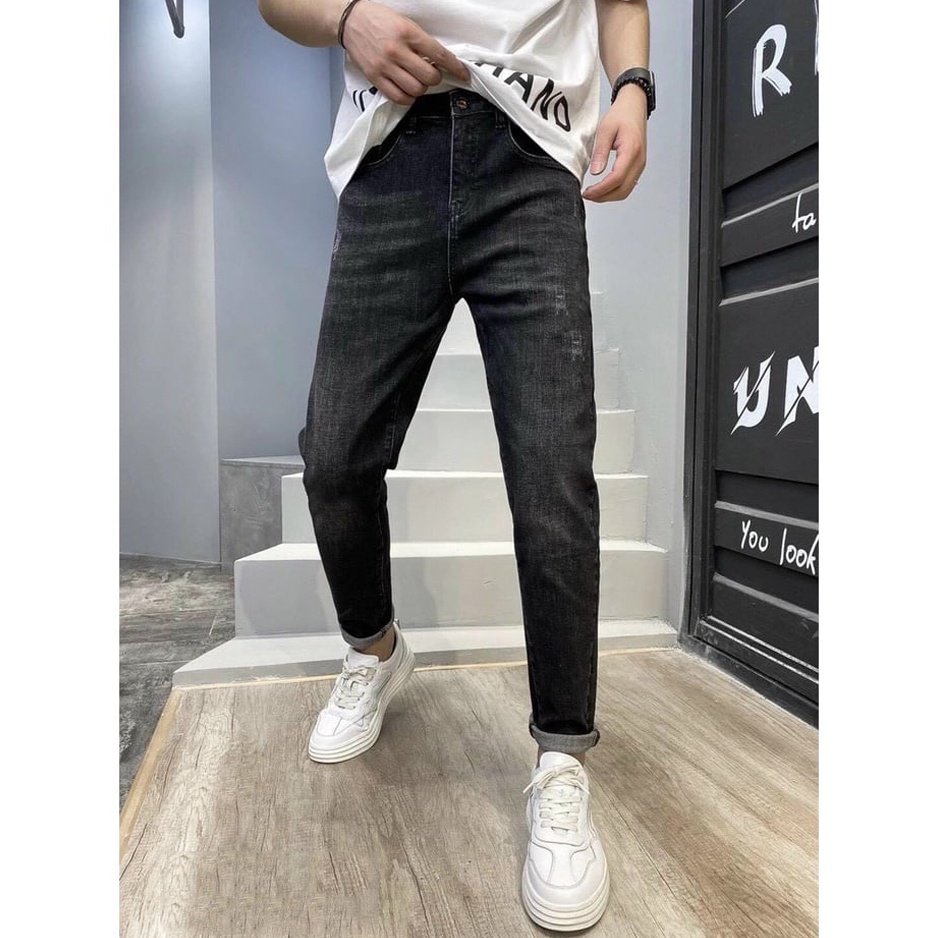 [ Xả Hàng ] Quần Jean Nam Chất Cotton Mềm Mịn Dáng Ôm