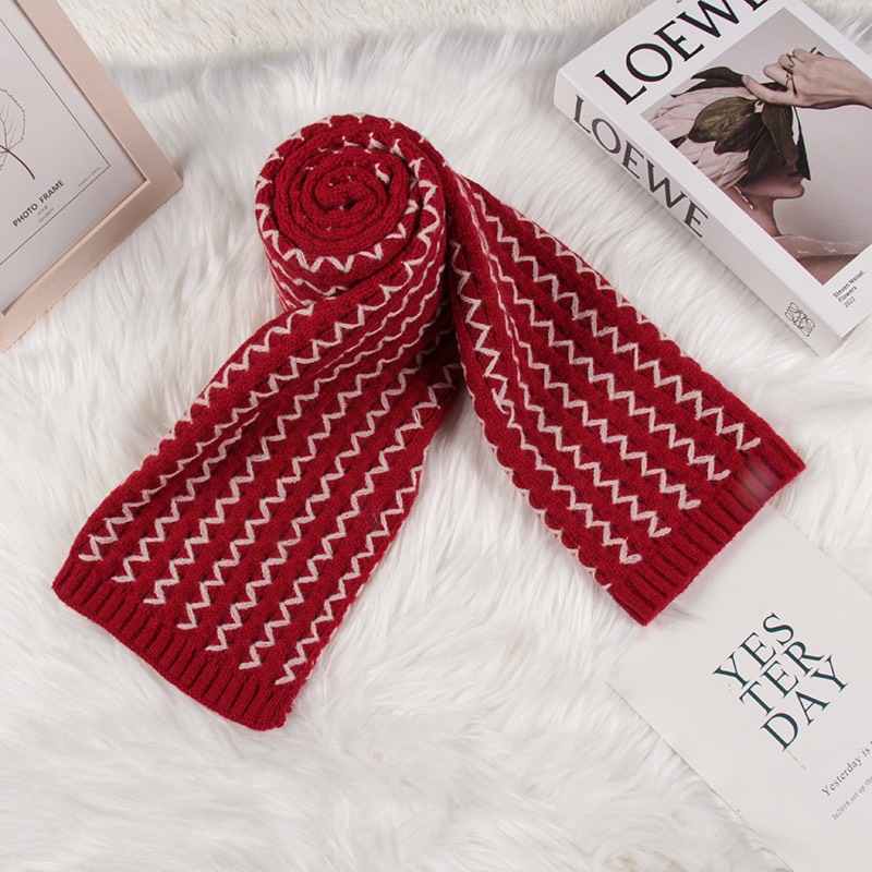 KHĂN CHOÀNG LEN LÔNG CỪU MÙA ĐÔNG HỌA TIẾT CARO LẠ MẮT