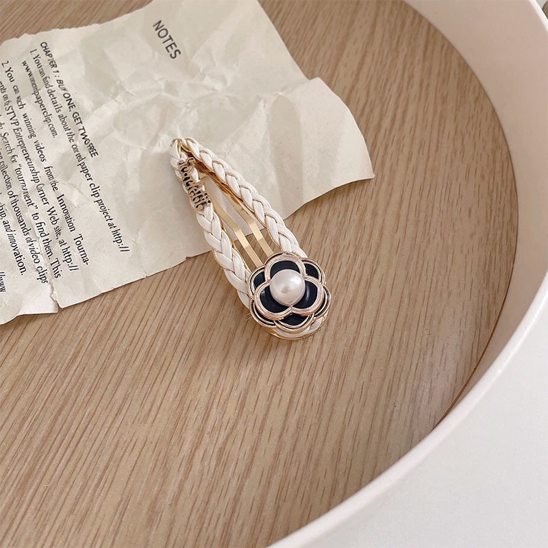 Kẹp Tóc Hình Hoa Phong Cách Retro Ngọt Ngào