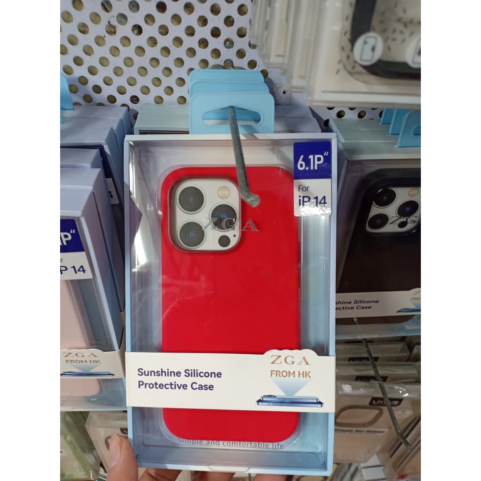 Ốp lưng Silicon chống bẩn iPhone 14 Pro,14 pro max chính hãng ZGA
