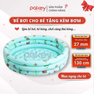 Bể bơi cho bé Pakey đa chức năng TẶNG KÈM bơm, Bể bơi thành cao cho bé