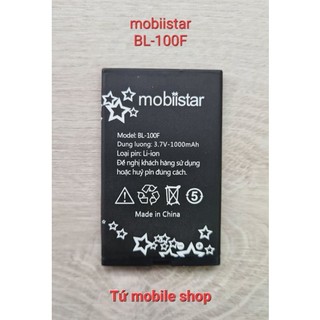 Pin mobiistar BL-100f (mobiistar B219 , mobiistar B213, mobiistar B240) , 1000mAh , kích thước 38 x 62 mm