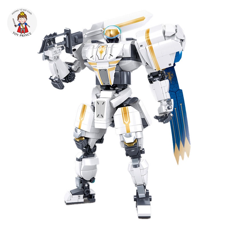 ĐỒ CHƠI LẮP RÁP PHÁT TRIỂN TRÍ TUỆ MÔ HÌNH NHÂN VẬT ARTHUR CỦA ROM TRONG GAME SUPER MECHA CHAMPIONS BANG BANG B1115