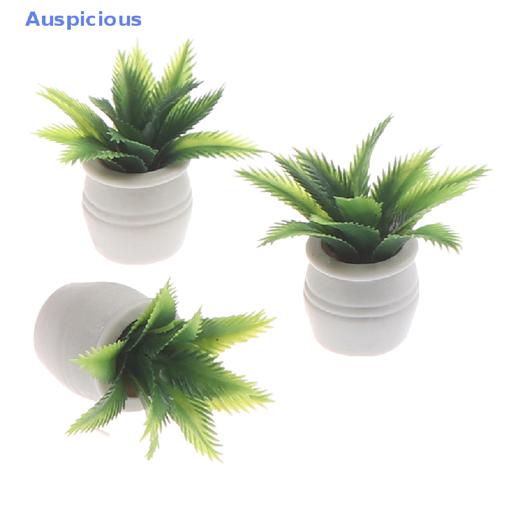 Mô Hình Chậu Cây Xanh Trang Trí Nhà Búp Bê Tỉ Lệ 1: 12