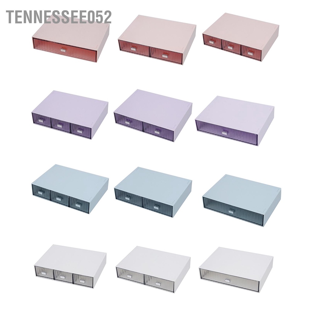 [Hàng Sẵn] Hộp đựng đồ để bàn có ngăn kéo - Kệ tủ Đựng Đồ Nhựa đa năng Nhiều Tầng Chống Nước Chống Bụi 【Tennessee052】