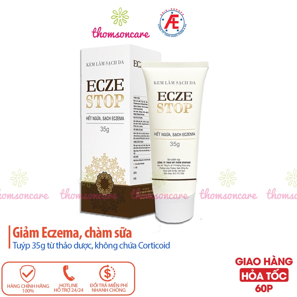 Ecze stop - chăm sóc da - giúp hết ngứa, sạch da - EczeStop Tuýp 35g