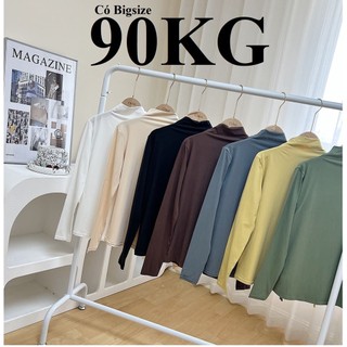 Áo thun nữ Giữ Nhiệt, LÓT NỈ dày đẹp ấm áp, thời trang, có big size 100KG, chưa từng làm ai thất vọng