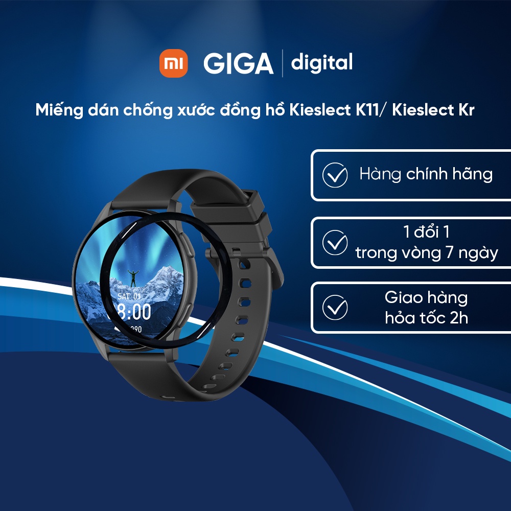 Miếng dán chống xước đồng hồ Kieslect K11/ Kieslect Kr chính hãng