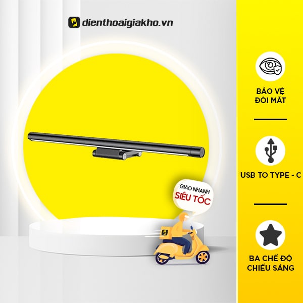 Đèn Treo Màn Hình Máy Tính Bảo Vệ Mắt Baseus i-wok Series (Fighting) Pro - Hàng chính hãng