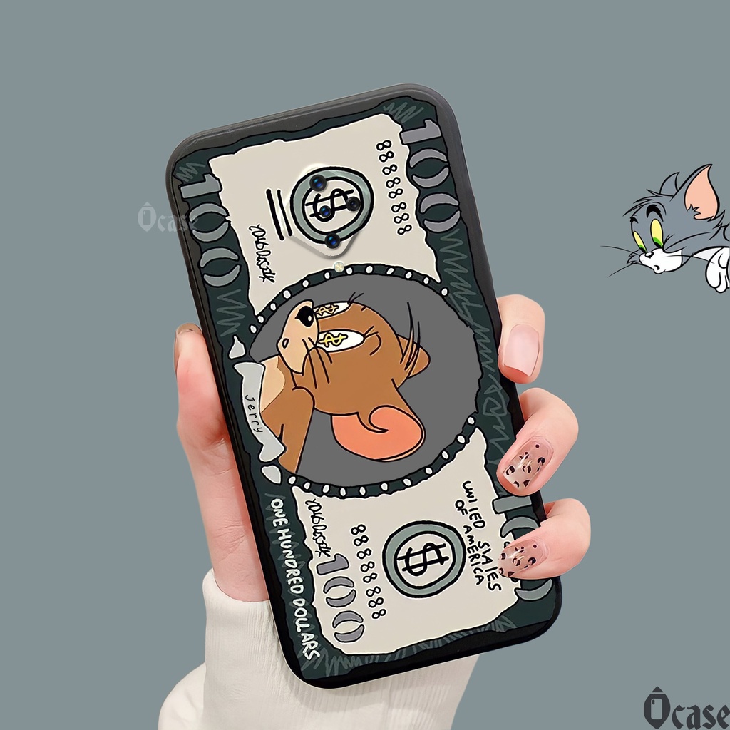 Ốp lưng Vivo S1 Pro / Y9s / X50 Lite / S5 in hình Mèo và Chuột cạnh viền vuông có bảo vệ camera