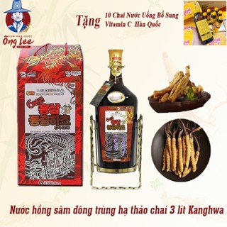 Nước hồng sâm đông trùng hạ thảo chai 3 lít Kanghwa