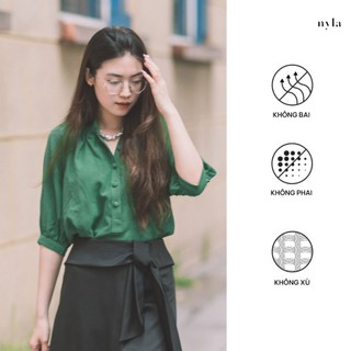Áo sơ mi tay bồng cổ điển Jessi thiết kế by NYLA