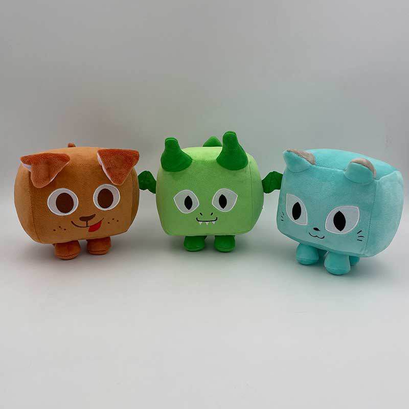 Đồ chơi búp bê nhồi bông Pet Simulator X chó Axolotl mèo Big Games dơi đáng yêu trang trí nhà cửa làm quà tặng trẻ em