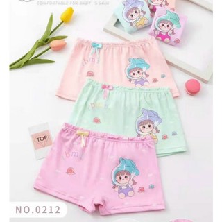 Quần chíp đùi bé gái thun cotton lạnh