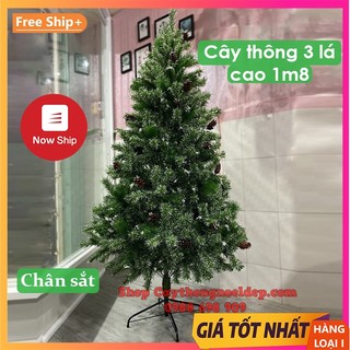 Cây thông noel 3 loại lá 1m8 cao cấp loại đẹp sx theo Công nghệ Hàn Quốc