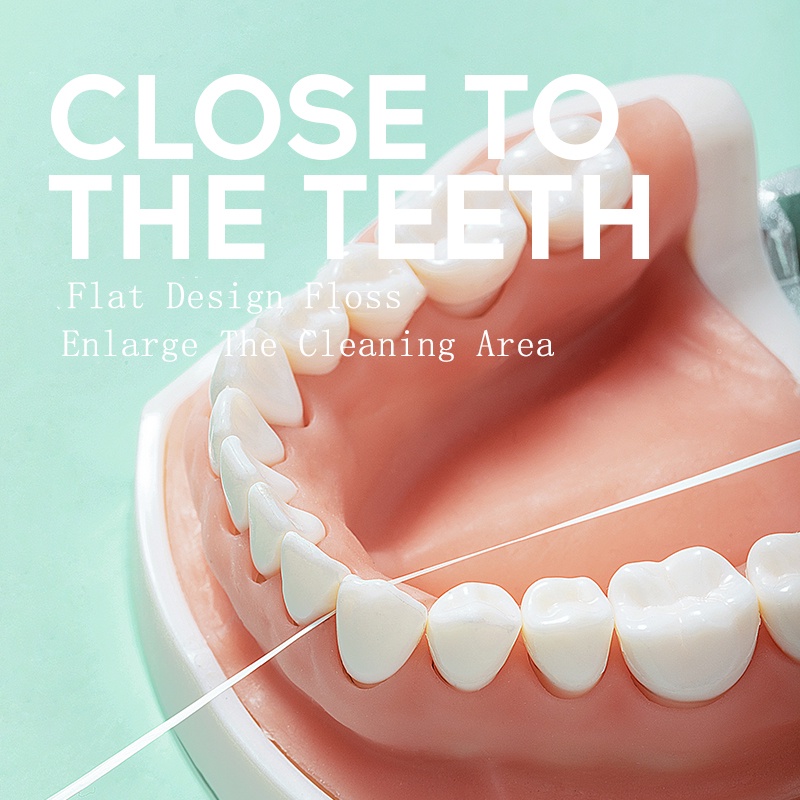 MEYARN Chỉ nha khoa chăm sóc răng miệng mạnh mẽ 50 mét có thể rút di động