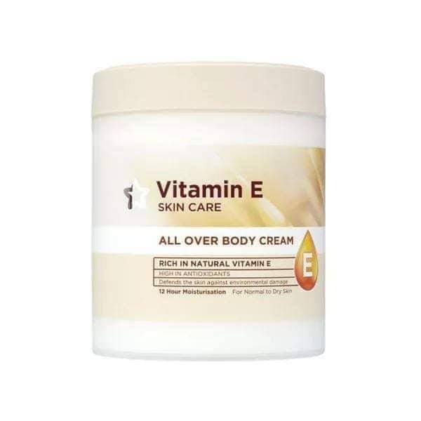Kem Dưỡng Thể  Superdrug Vitamin E /Intensive All Over Body Cream 475ml