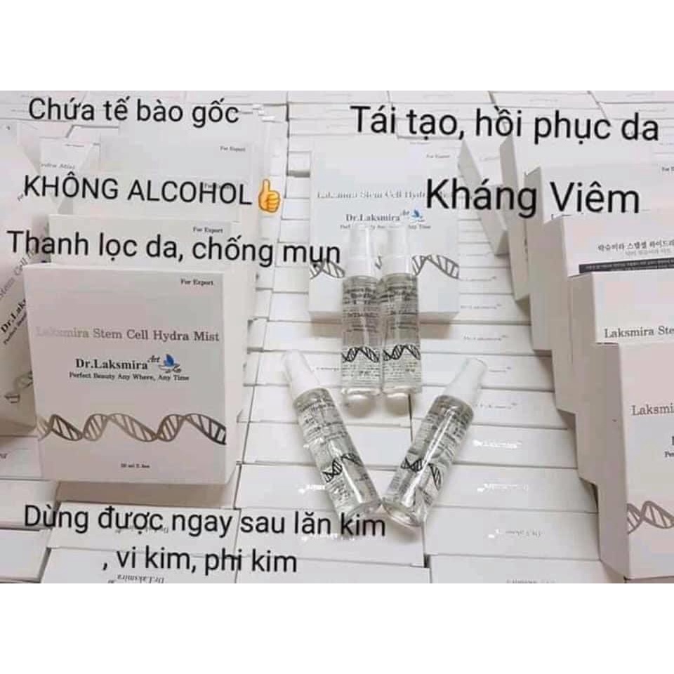 Xịt khoáng tế bào gốc Lasmira cung cấp độ ẩm cho da