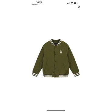 Áo nỉ bông bomber MLB