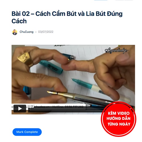 Bí Kíp Luyện Nét Thanh Nét Đậm trong 7 ngày cùng Chú Cường