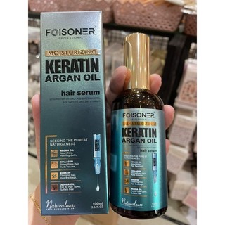 Tinh dầu dưỡng tóc bóng mượt Foisoner Keratin 100ml