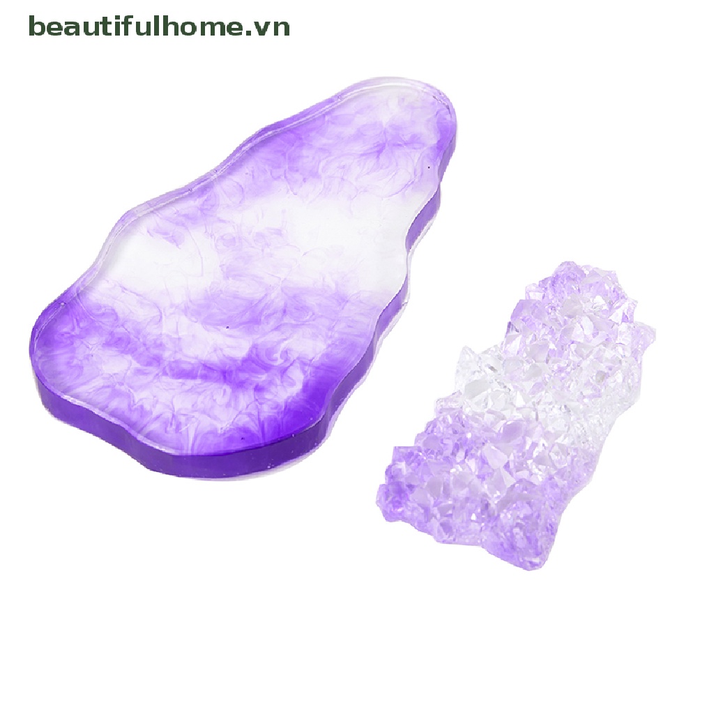 Giá Đỡ Bút / Bảng Màu Sơn Móng Tay Nghệ Thuật Bằng Nhựa Resin DIY Tiện Lợi