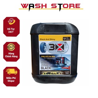Dung dịch làm bóng lốp cao su 3x clean 5 lít