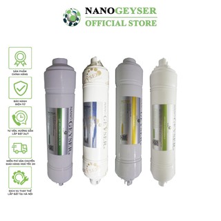 Bộ 4 lõi lọc nước 4567 dùng cho máy Nano Geyser Eco Max